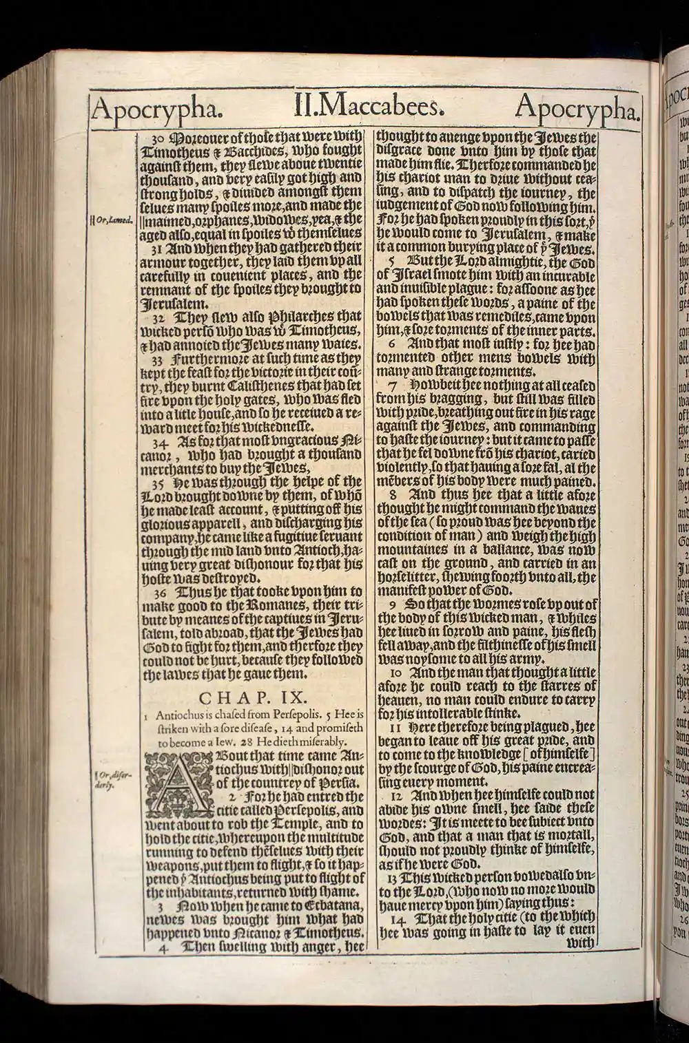 2 Maccabees Chapter 8 Original 1611 KJV Bible Scan