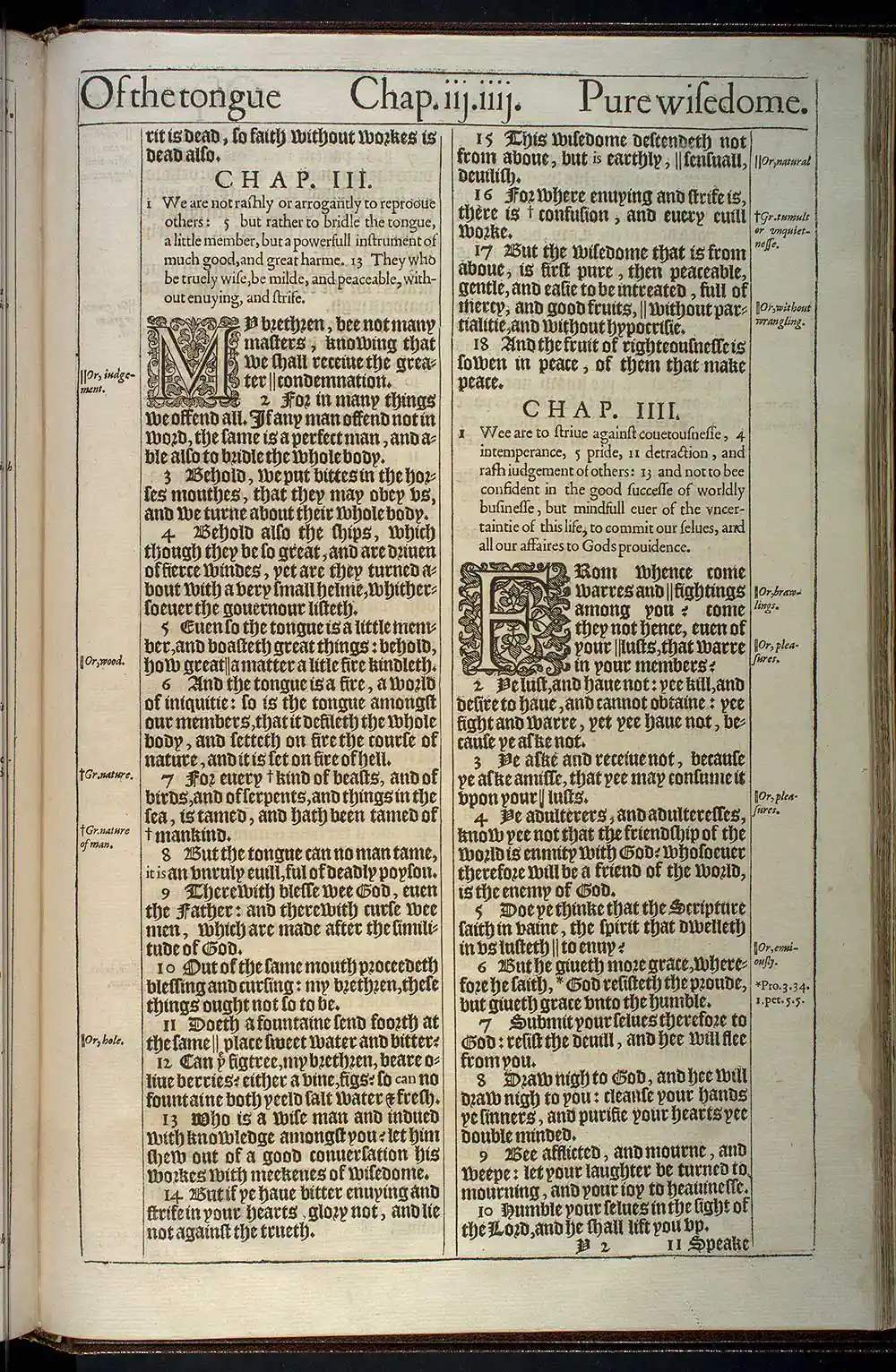 James Chapter 2 Original 1611 KJV Bible Scan