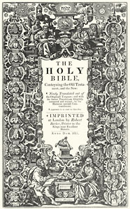 1611 King James Bible