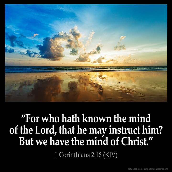 1 Corinthians 2:16 Inspirational Image