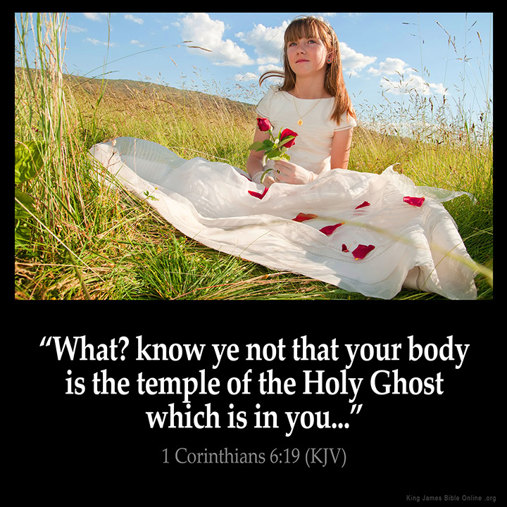 1 Corinthians 6:19 Inspirational Image