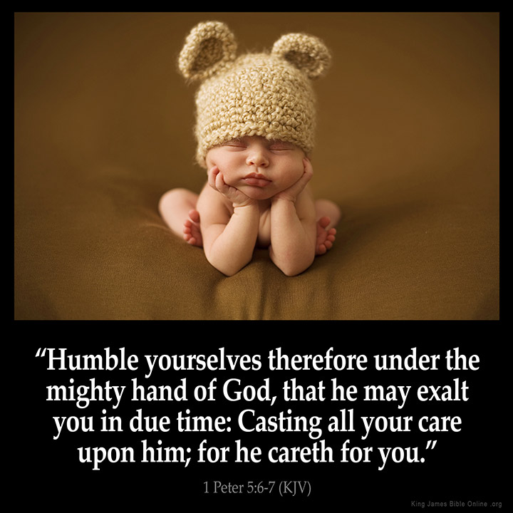 1 Peter 5:6 Inspirational Image