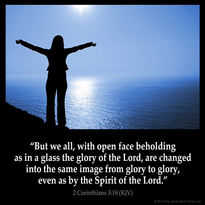 2 Corinthians 3:18 Inspirational Image