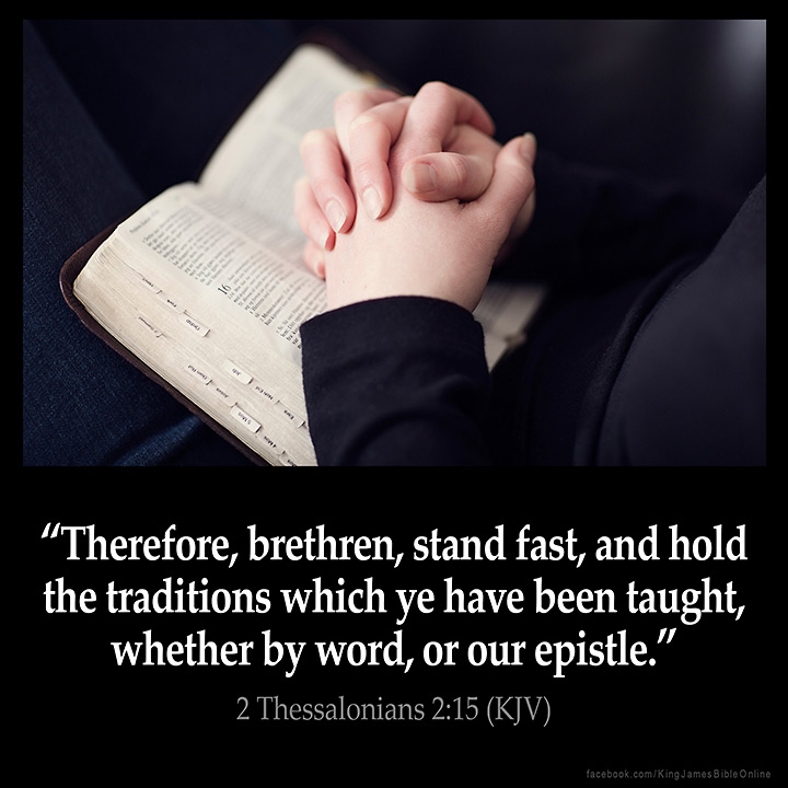 2 Thessalonians 2:15 Inspirational Image