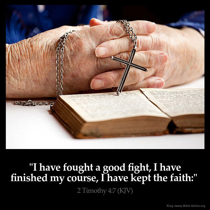 2 Timothy 4:7 Inspirational Image