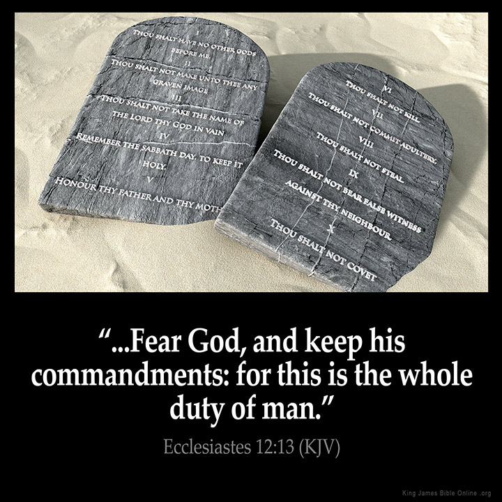 Ecclesiastes 12:13 Inspirational Image