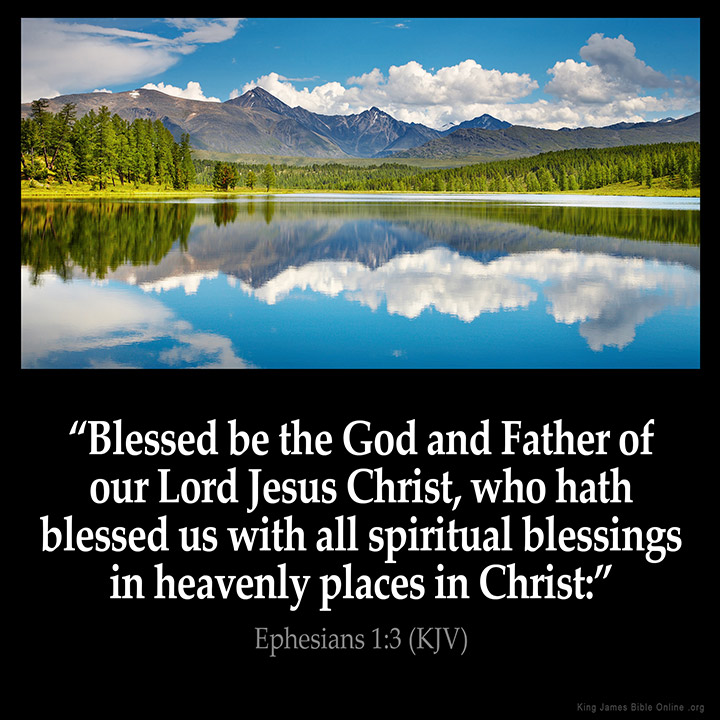 Ephesians 1:3 Inspirational Image