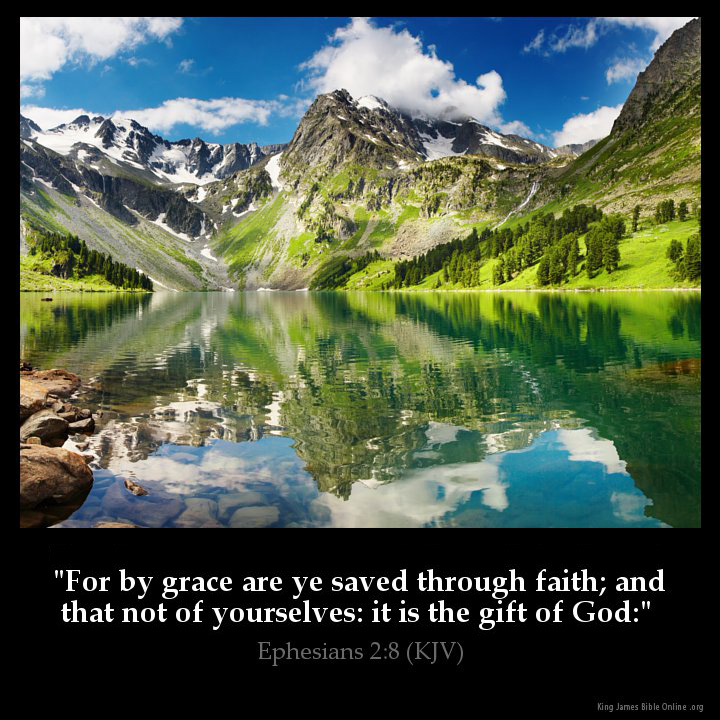 Ephesians 2:8 Inspirational Image