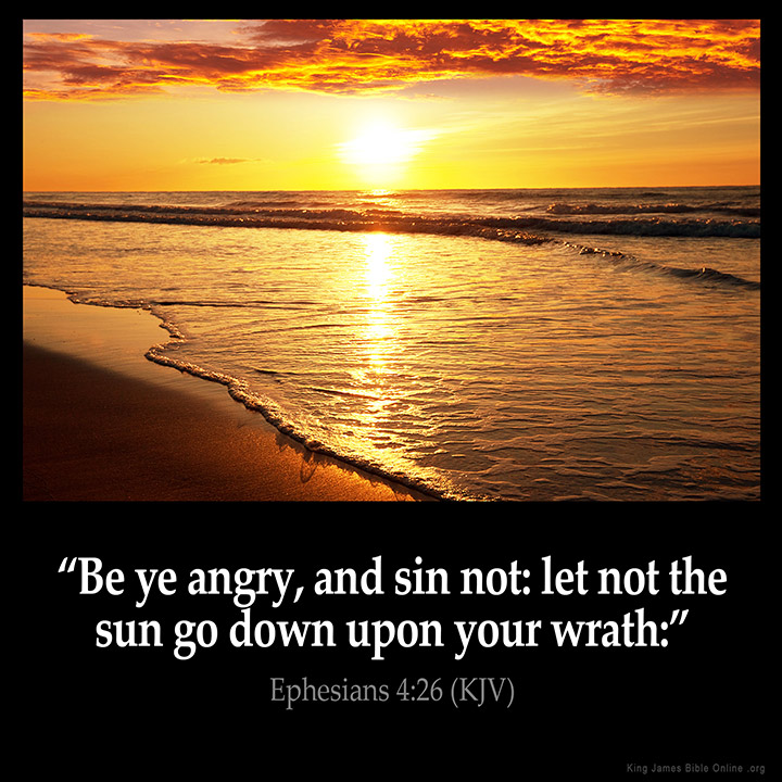 Ephesians 4:26 Inspirational Image