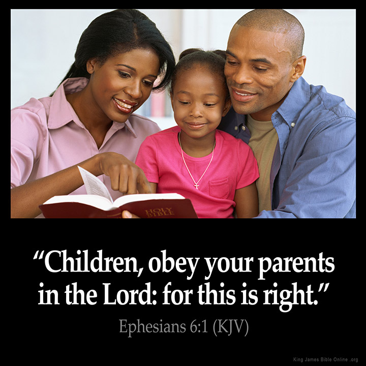 Ephesians 6:1 Inspirational Image