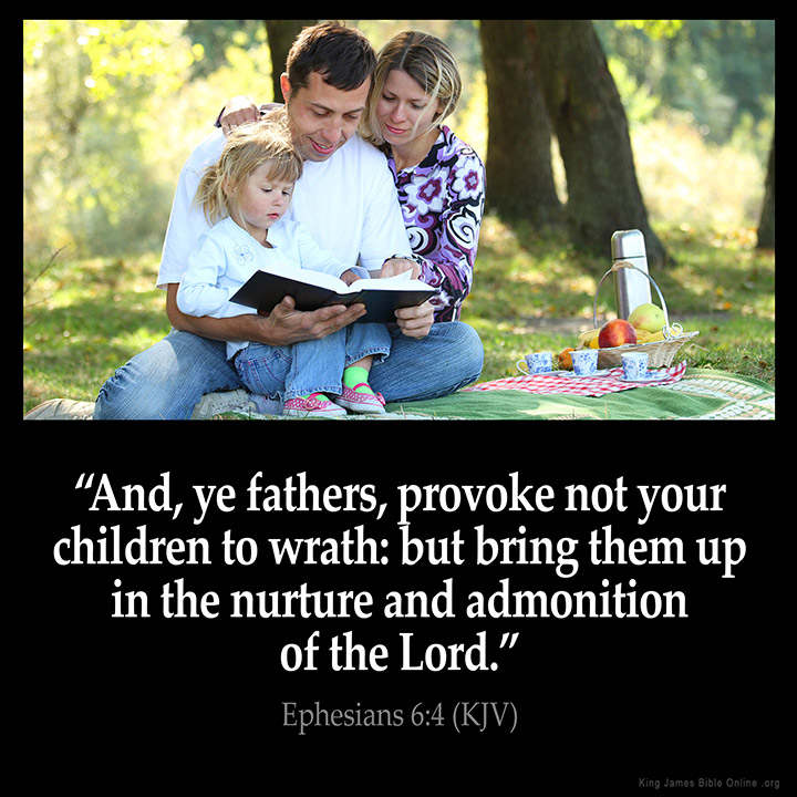 Ephesians 6:4 Inspirational Image