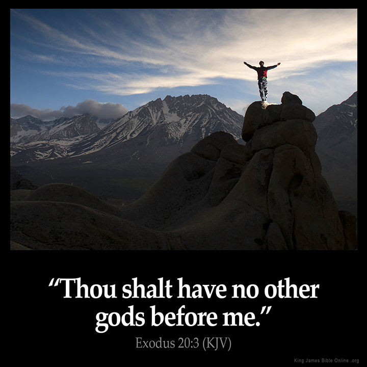 Exodus 20:3 Inspirational Image