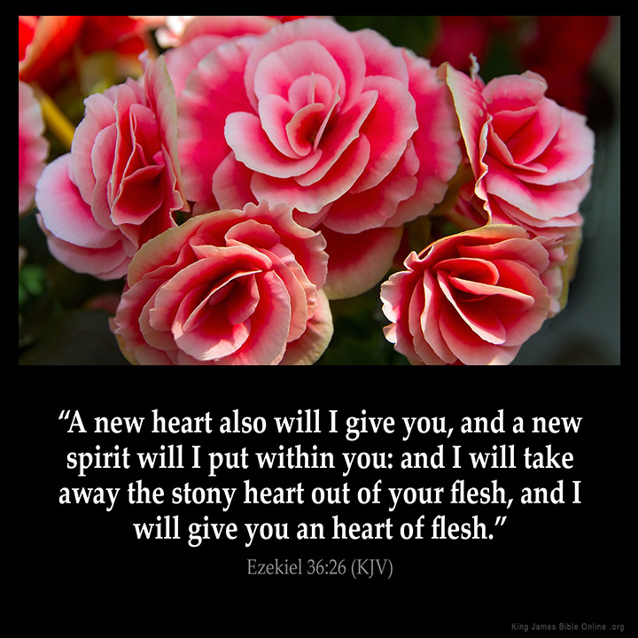 Ezekiel 36:26 Inspirational Image