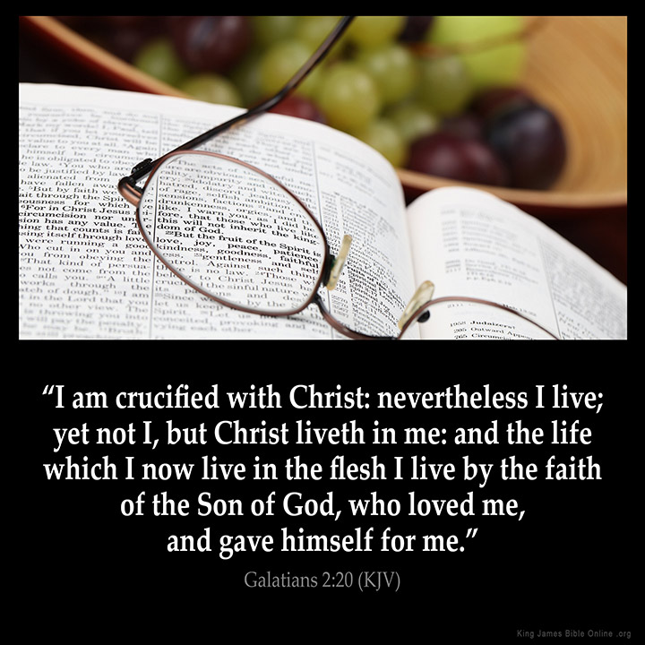 Galatians 2:20 Inspirational Image