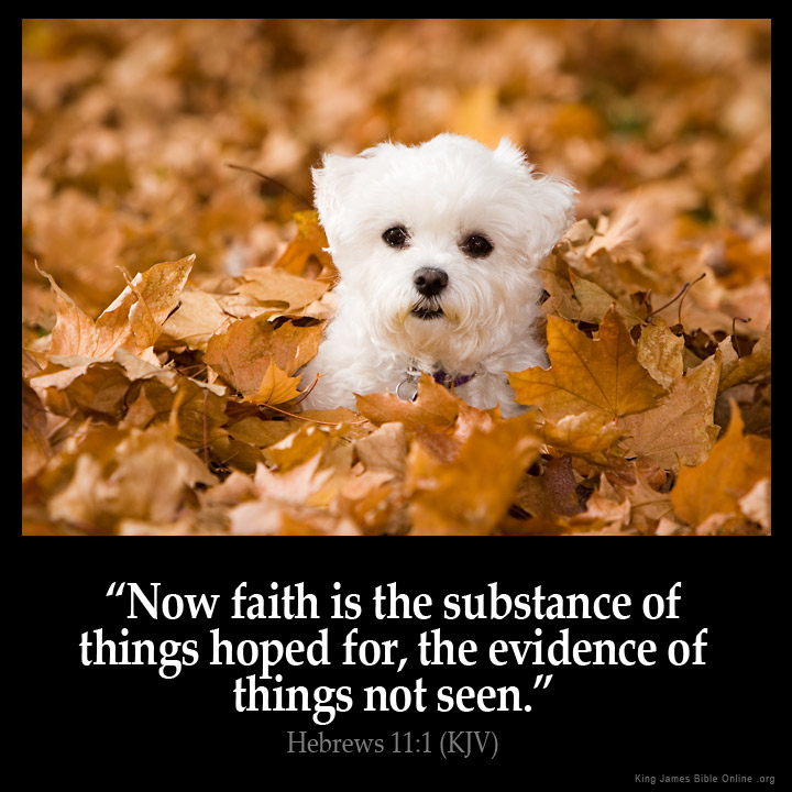 Hebrews 11:1 Inspirational Image