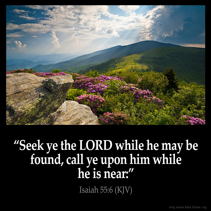 Isaiah 55:6 Inspirational Image