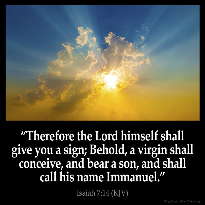 Isaiah 7:14 Inspirational Image