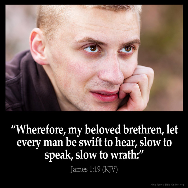 James 1:19 Inspirational Image