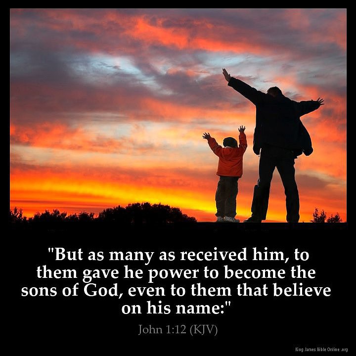 John 1:12 Inspirational Image