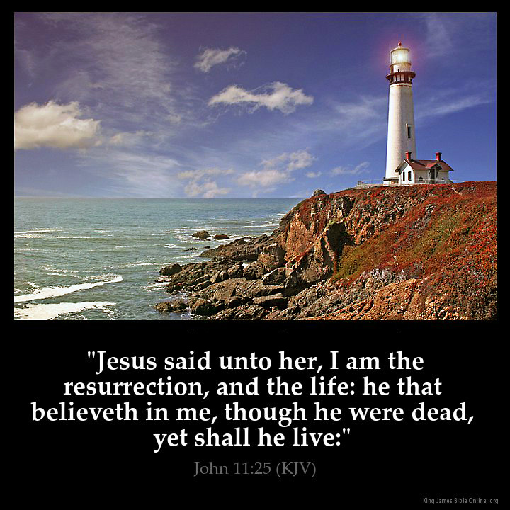 John 11:25 Inspirational Image