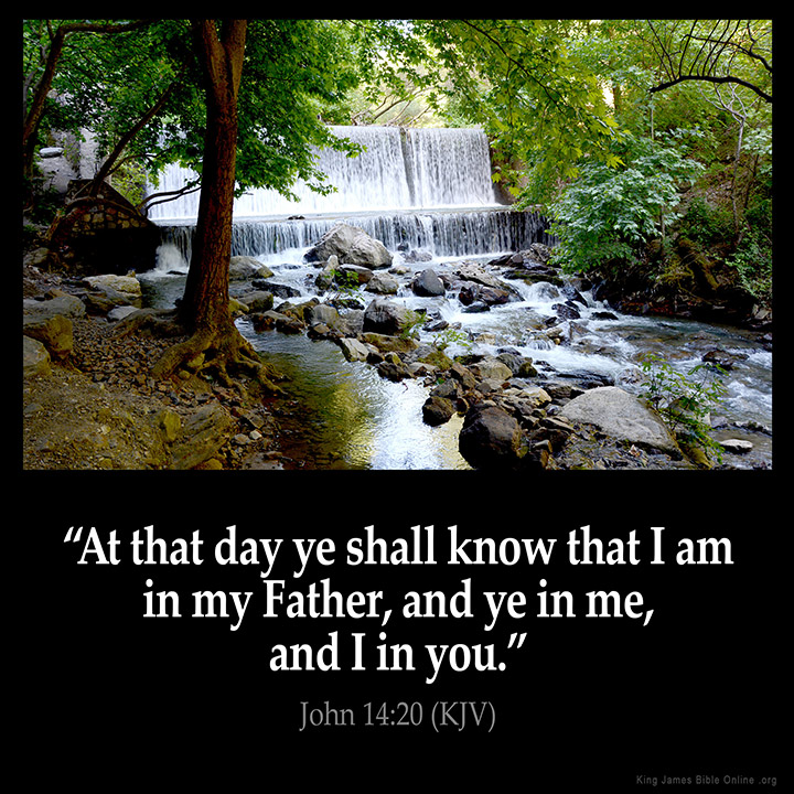 John 14:20 Inspirational Image