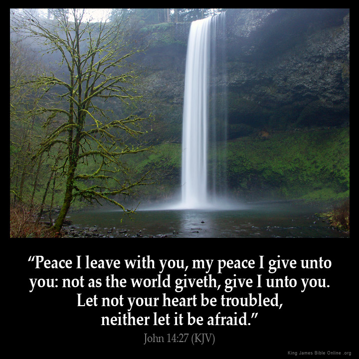 John 14:27 Inspirational Image