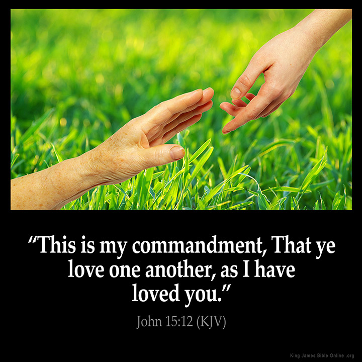 John 15:12 Inspirational Image