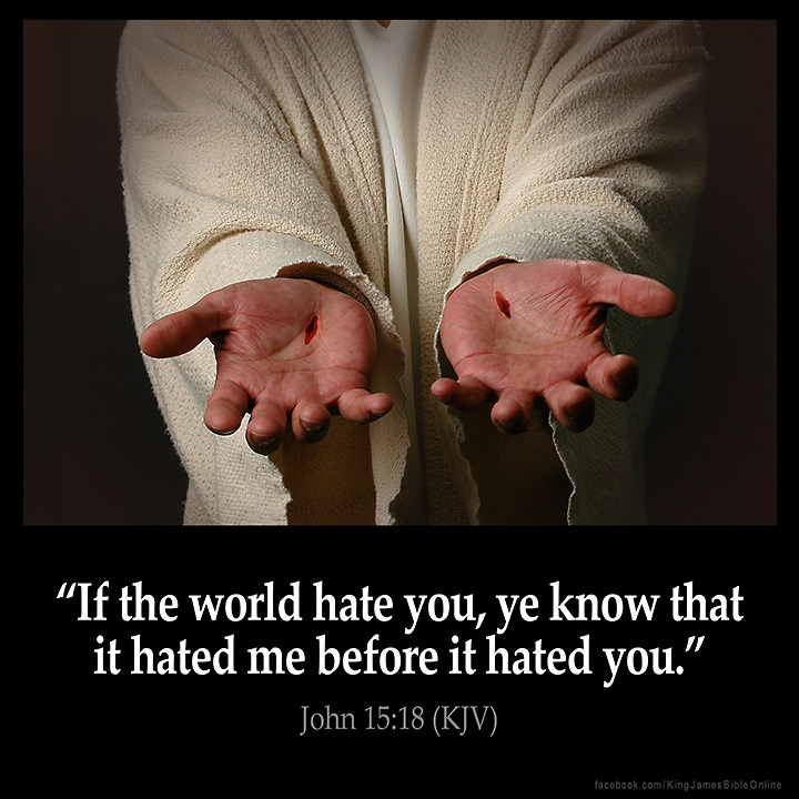 John 15:18 Inspirational Image