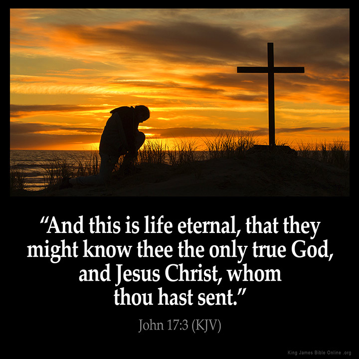 John 17:3 Inspirational Image