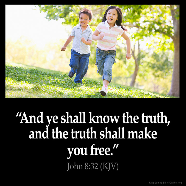 John 8:32 Inspirational Image