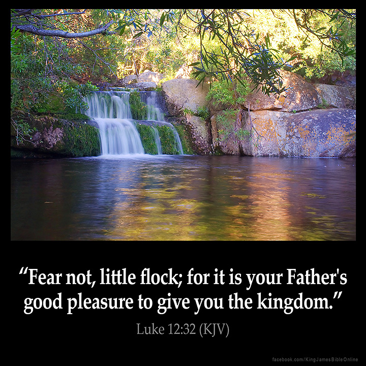 Luke 12:32 Inspirational Image