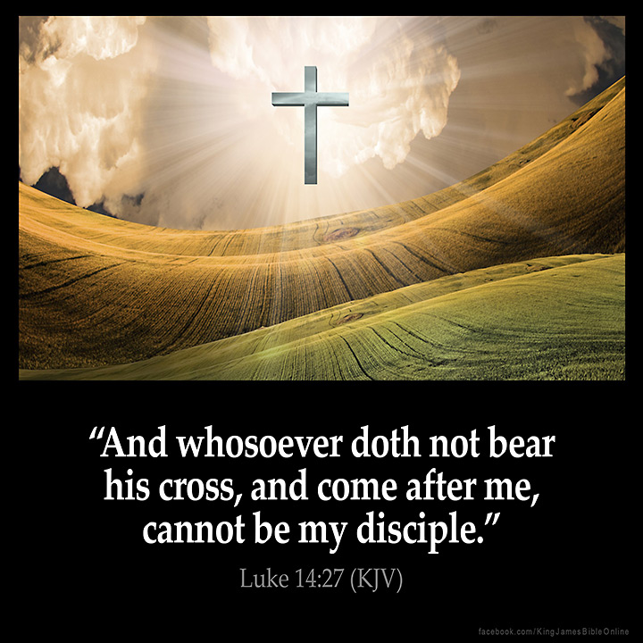 Luke 14:27 Inspirational Image