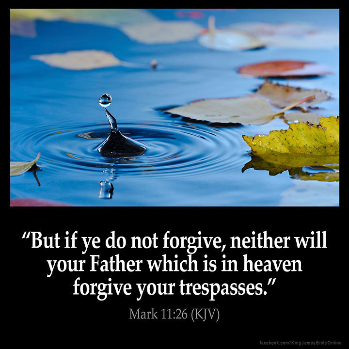 Mark 11:26 Inspirational Image