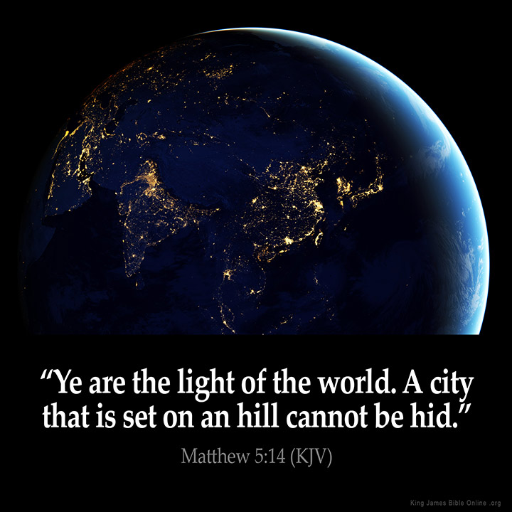 Matthew 5:14 Inspirational Image