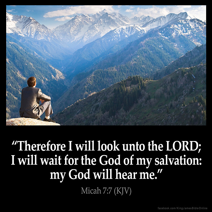 Micah 7:7 Inspirational Image