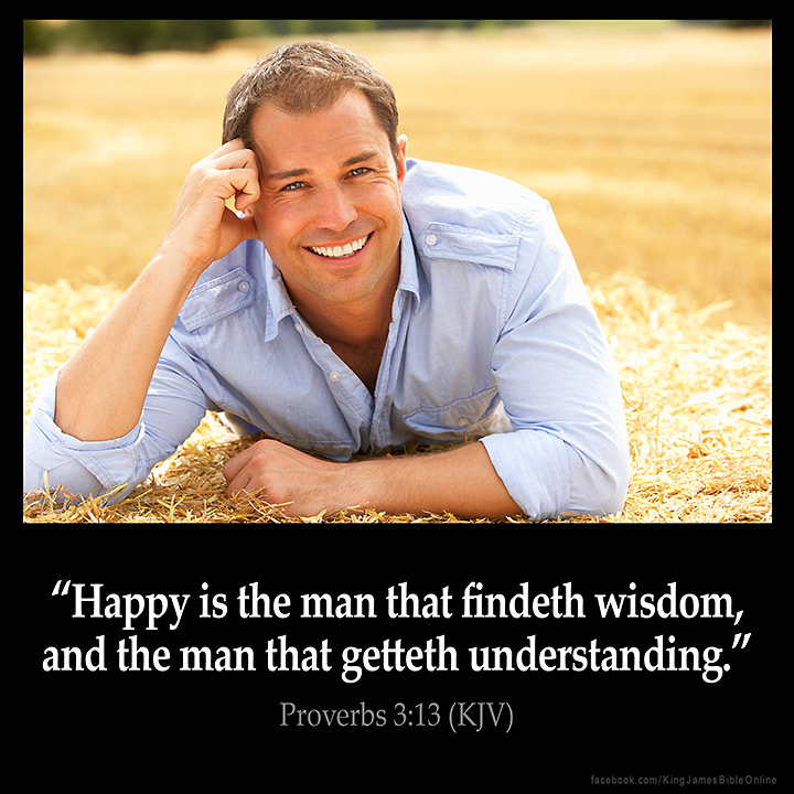 Proverbs 3:13 Inspirational Image