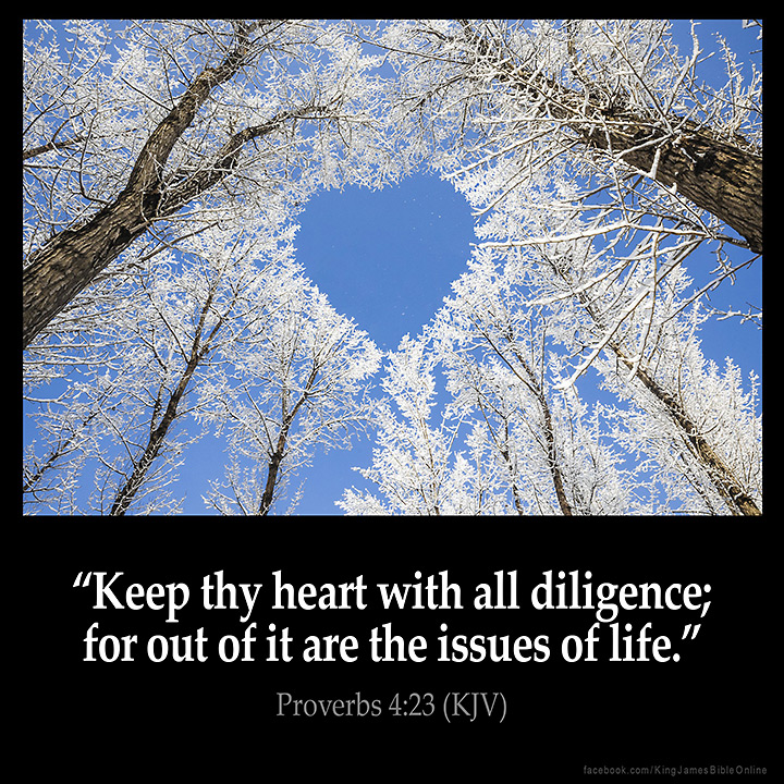 Proverbs 4:23 Inspirational Image