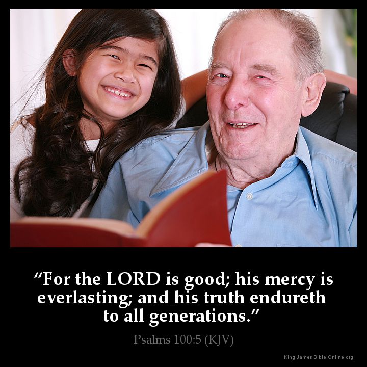 Psalms 100:5 Inspirational Image