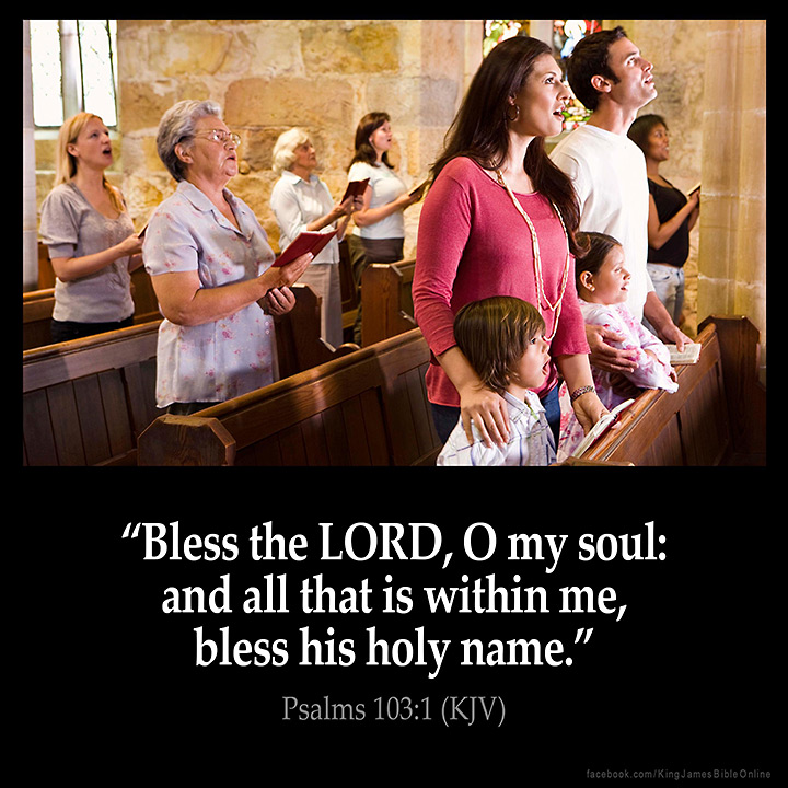 Psalms 103:1 Inspirational Image