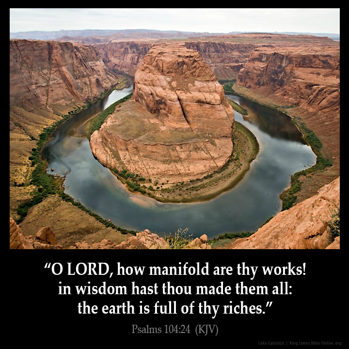 Psalms 104:24 Inspirational Image