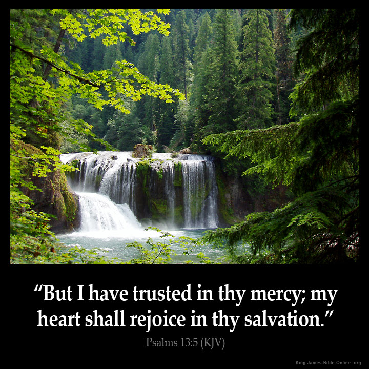 Psalms 13:5 Inspirational Image