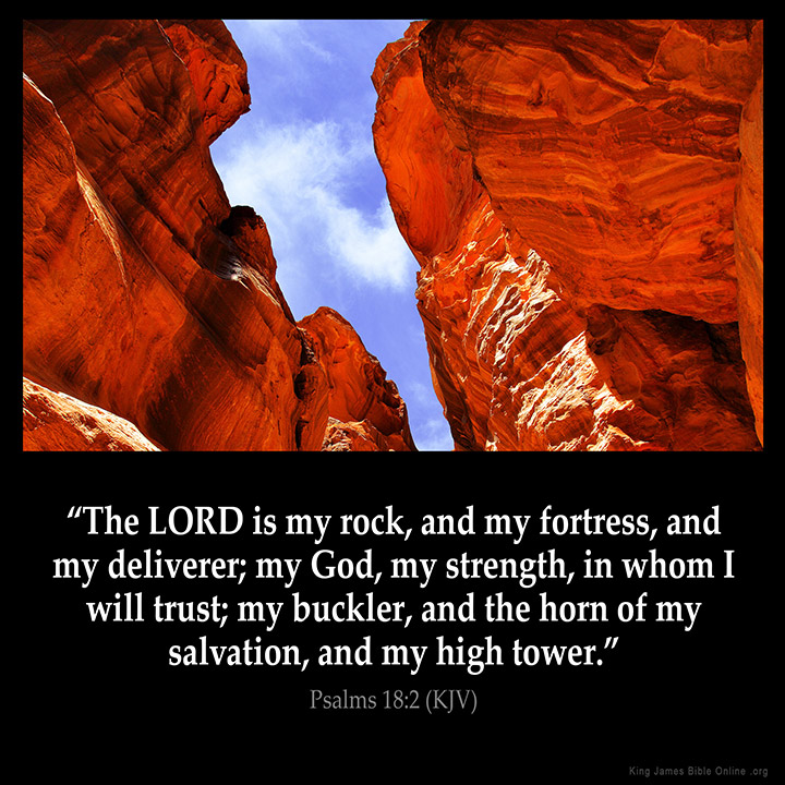 Psalms 18:2 Inspirational Image