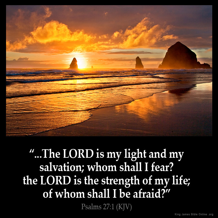 Psalms 27:1 Inspirational Image