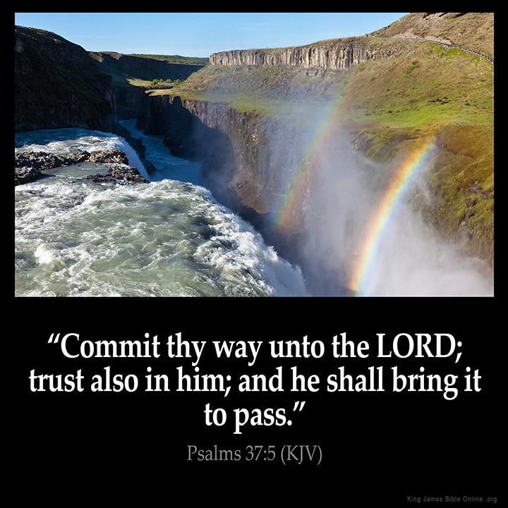 Psalms 37:5 Inspirational Image