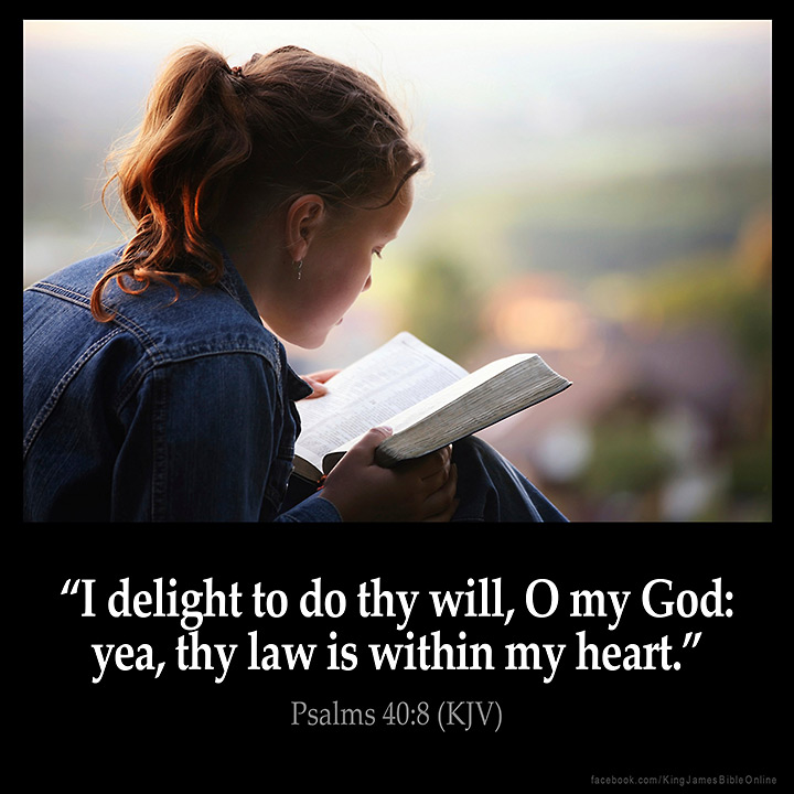 Psalms 40:8 Inspirational Image