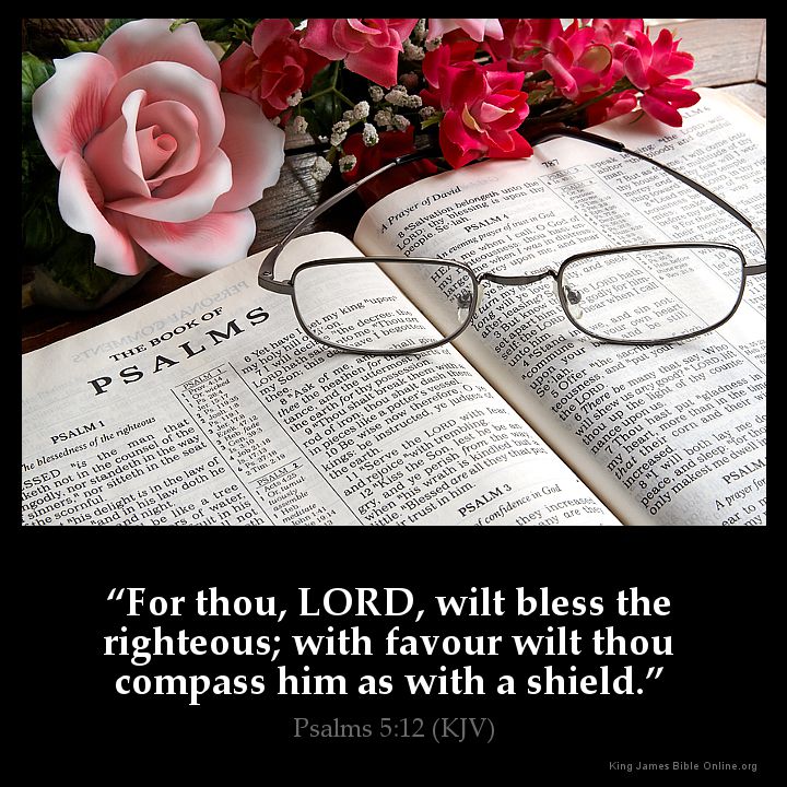 Psalms 5:12 Inspirational Image