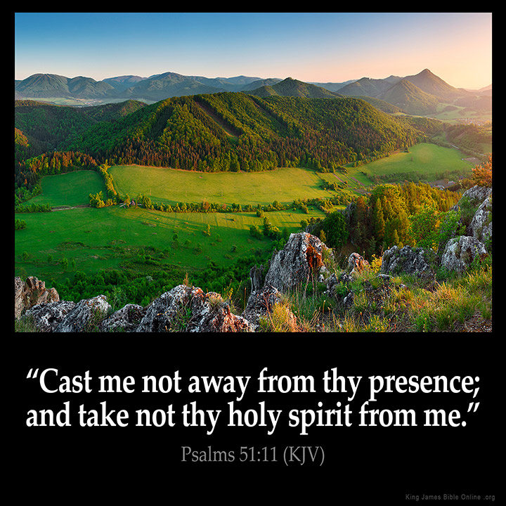 Psalms 51:11 Inspirational Image