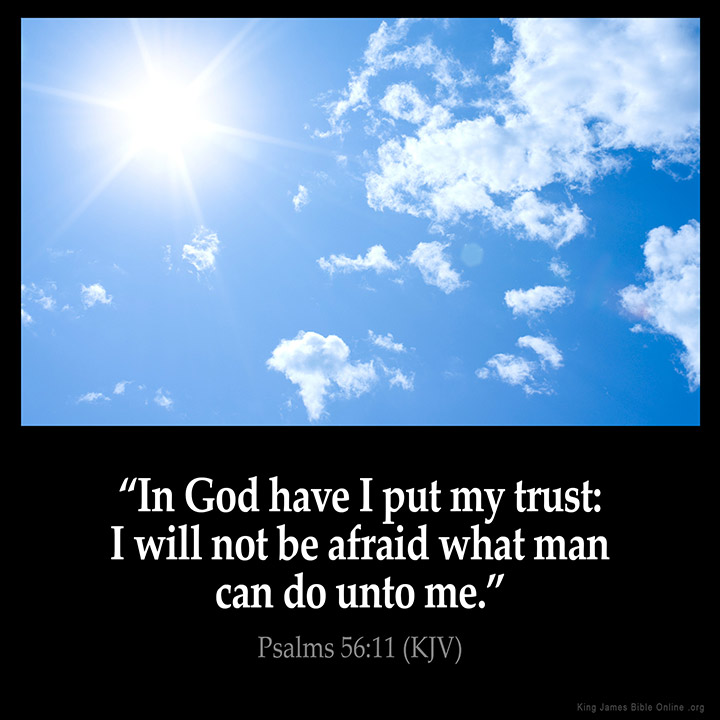 Psalms 56:11 Inspirational Image