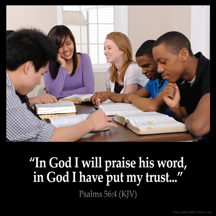 Psalms 56:4 Inspirational Image