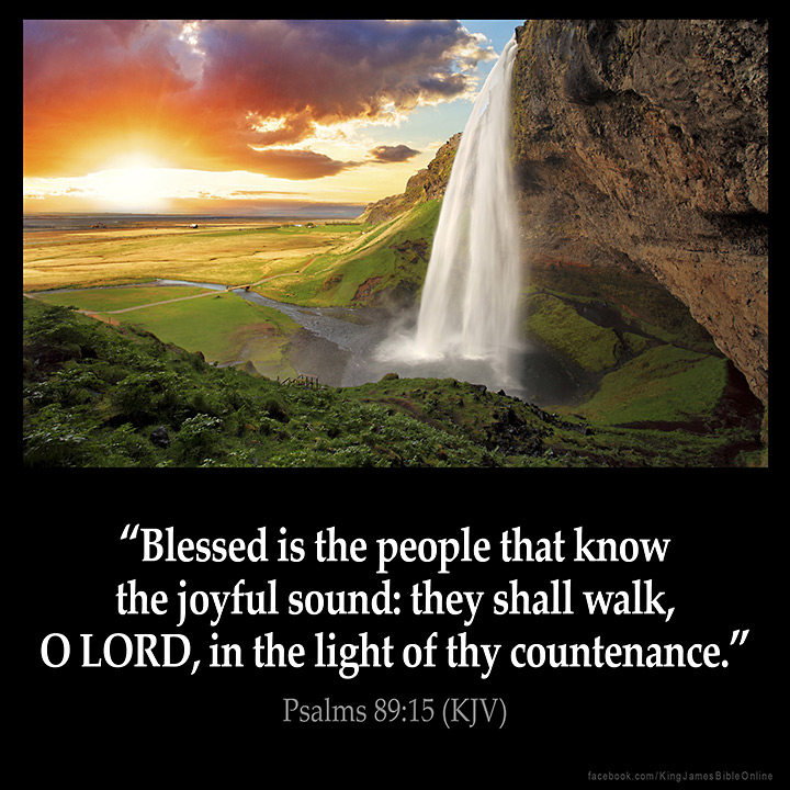 Psalms 89:15 Inspirational Image